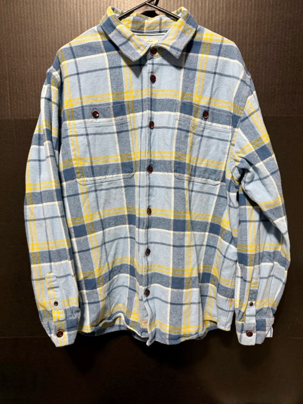 Quiksilver Waterman Dusk Blue Lower Ridge Flannel Shirt
